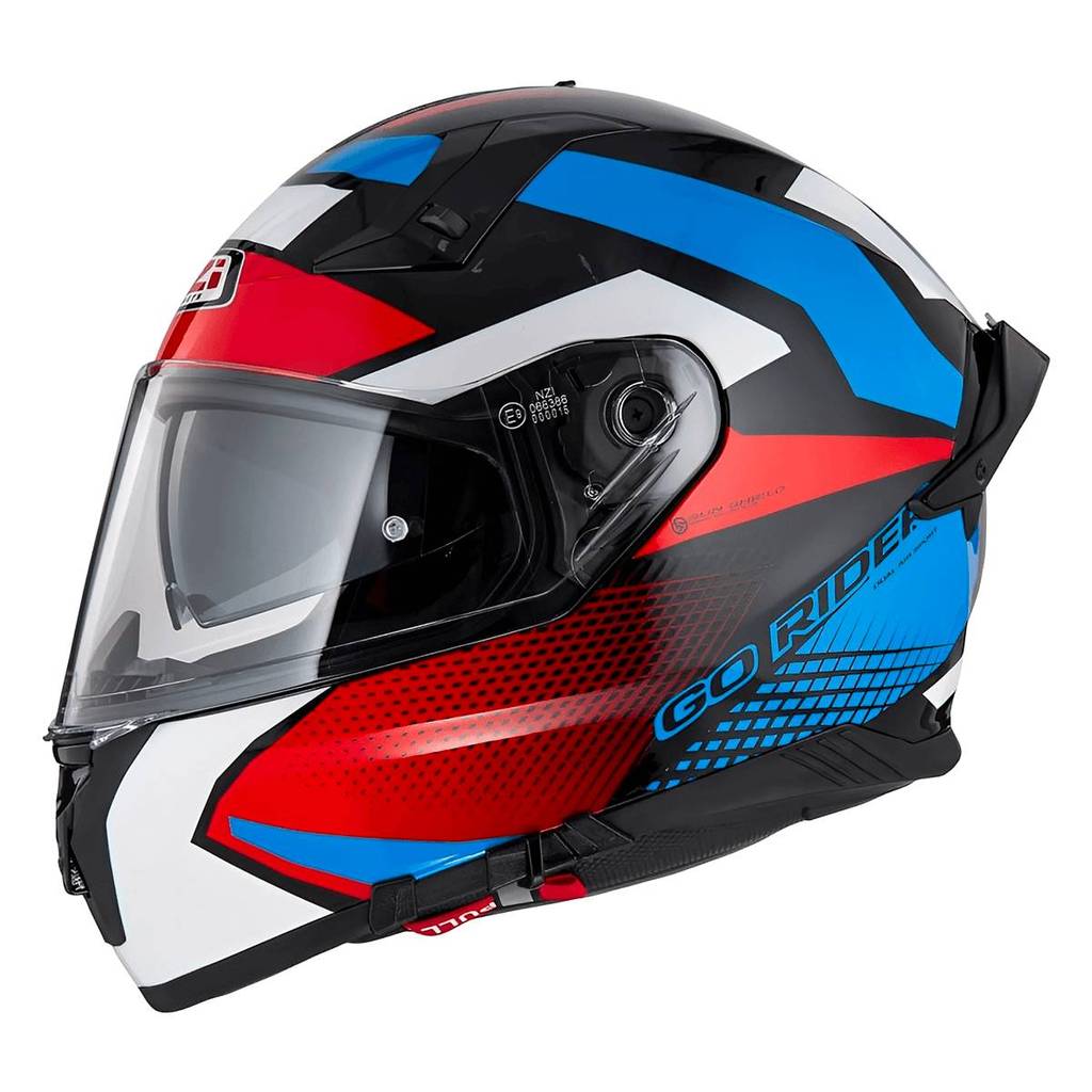 Capacete Nzi Go Rider Com Óculos Interno Fechado Integral Masculino Feminino