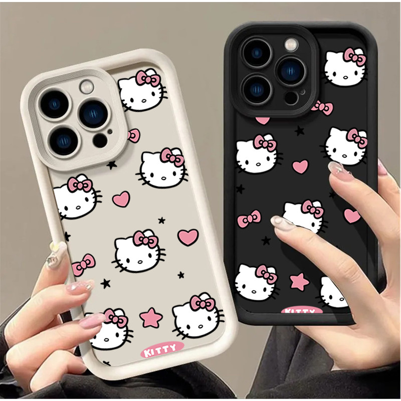 Capa Hello Kitty Para Samsung Galaxy J8 2018 j810 A12 J4 J6 Plus J7 Prime A05 A01 A13 A22 A23 A51 A50S A72 J7 Core F06 M em Oferta na Shopee