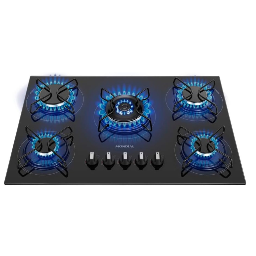 Cooktop a Gás 5 Bocas Mondial Bivolt - CTG-03