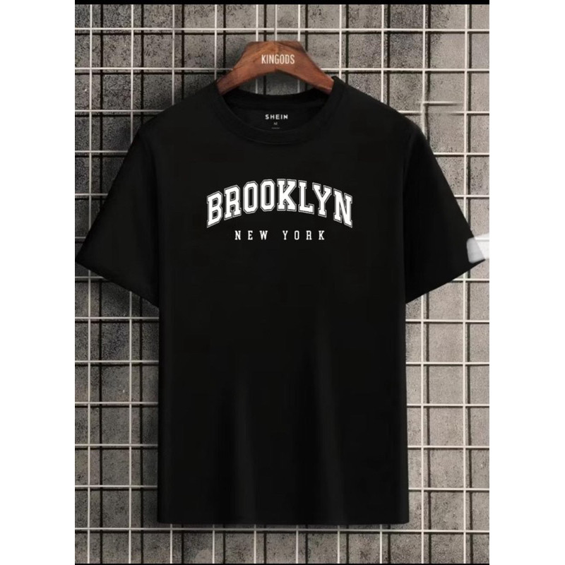 Camiseta T-Shirt Masculina BROOKLYN N.Y 100% Algodão - ENVIO RÁPIDO
