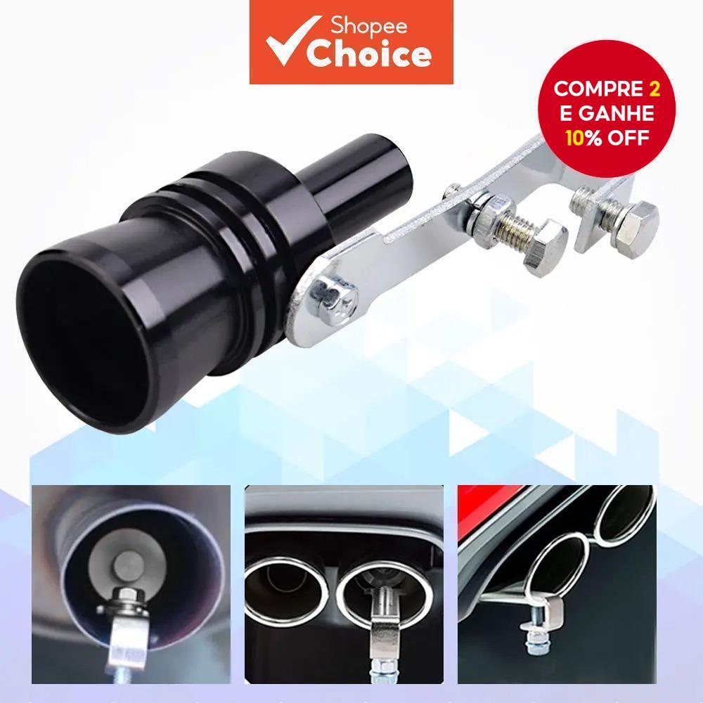  Turbo Sound Whistle Simulador de Som Turbo Escapamento de Carro Dispositivo Universal de Refit de Veículo