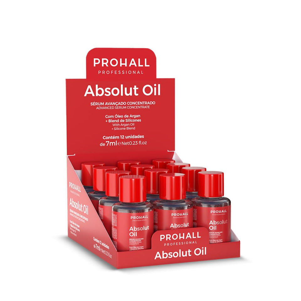 Óleo Reparador de Pontas Serum Absolut Oil Caixa Com 12 x 7ml em Oferta na Shopee