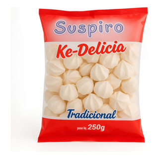 Suspiro Ke-delícia Tradicional 250g Merengue Doces Sobremesa em Oferta na Shopee