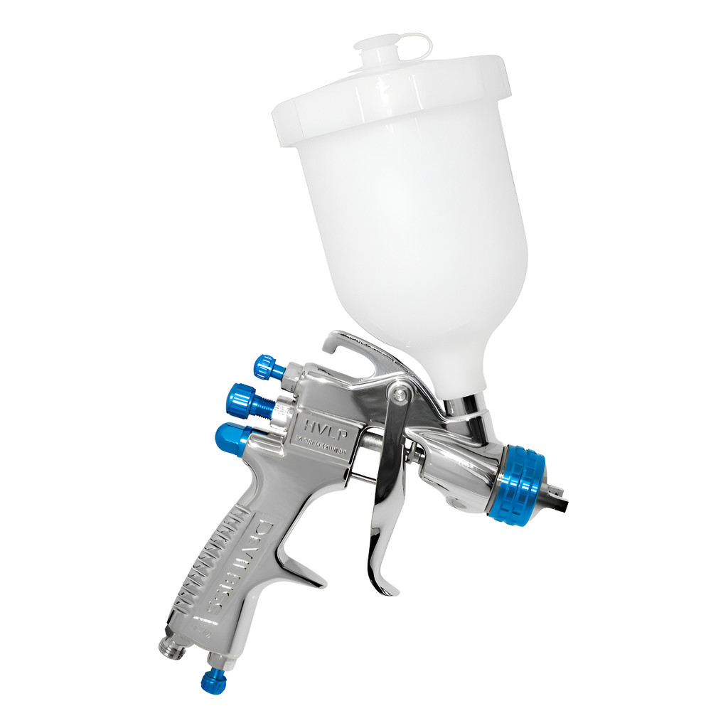 Pistola De Pintura Slg 520 G Hvlp 1.3mm 550ml Devilbiss Prateado