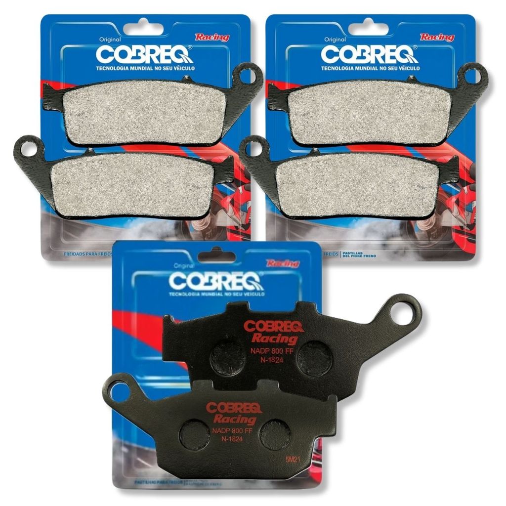 Kit Pastilhas de Freio Cb 500X 2023 A 2024 Cobreq Racing em Oferta na Shopee