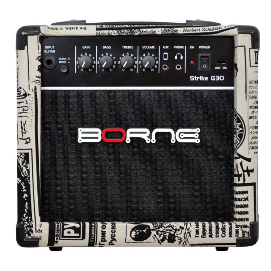 Amplificador de Guitarra Borne Strike G30 15 Watts Cubo