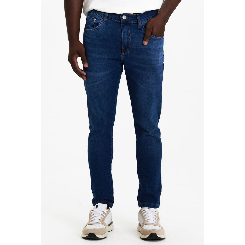 Calça Jeans Masculina Skinny Kiraz Polo Wear Jeans Médio