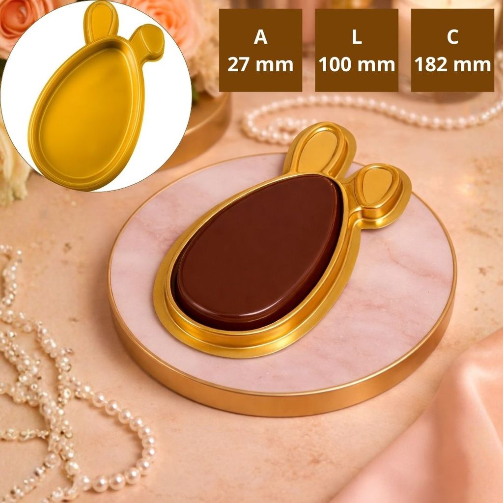 20 EMBALAGENS P/ OVO TABLETE DOURADO 14420 (BWB PÁSCOA 2026) em Oferta na Shopee