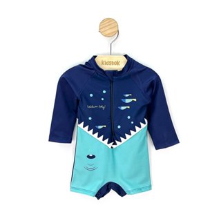 Macacão Menino Tubarão Dentes Proteção UV - Kamylus em Oferta na Shopee
