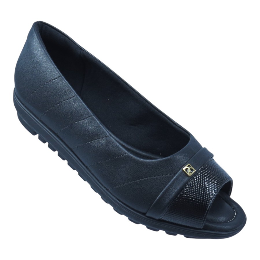 Sapatilha Feminina Piccadilly Peep Toe 112005 em Oferta na Shopee