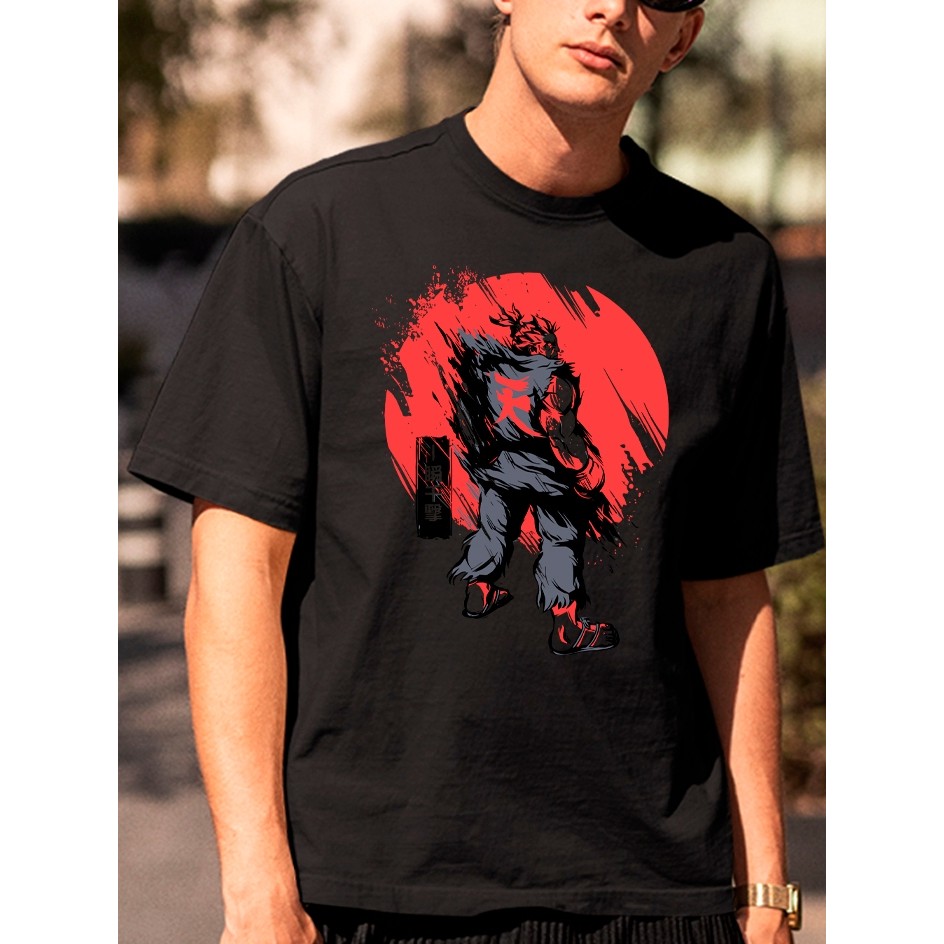 Camisa Akuma Gouki Street Fighter Camiseta 100% Algodão