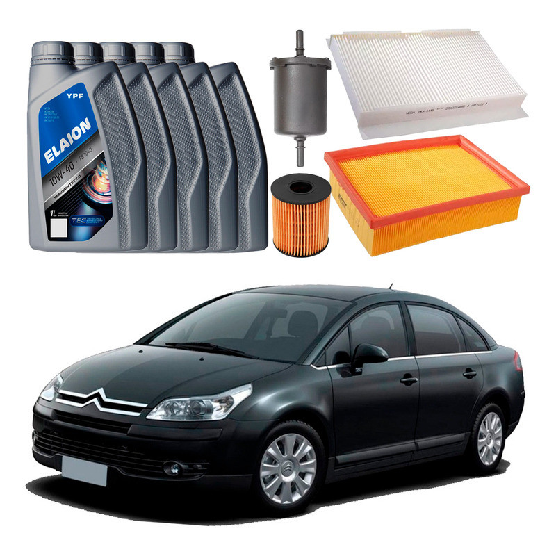 Kit Revisao Oleo Filtros C4 Pallas 2.0 Flex 2008 A 2014