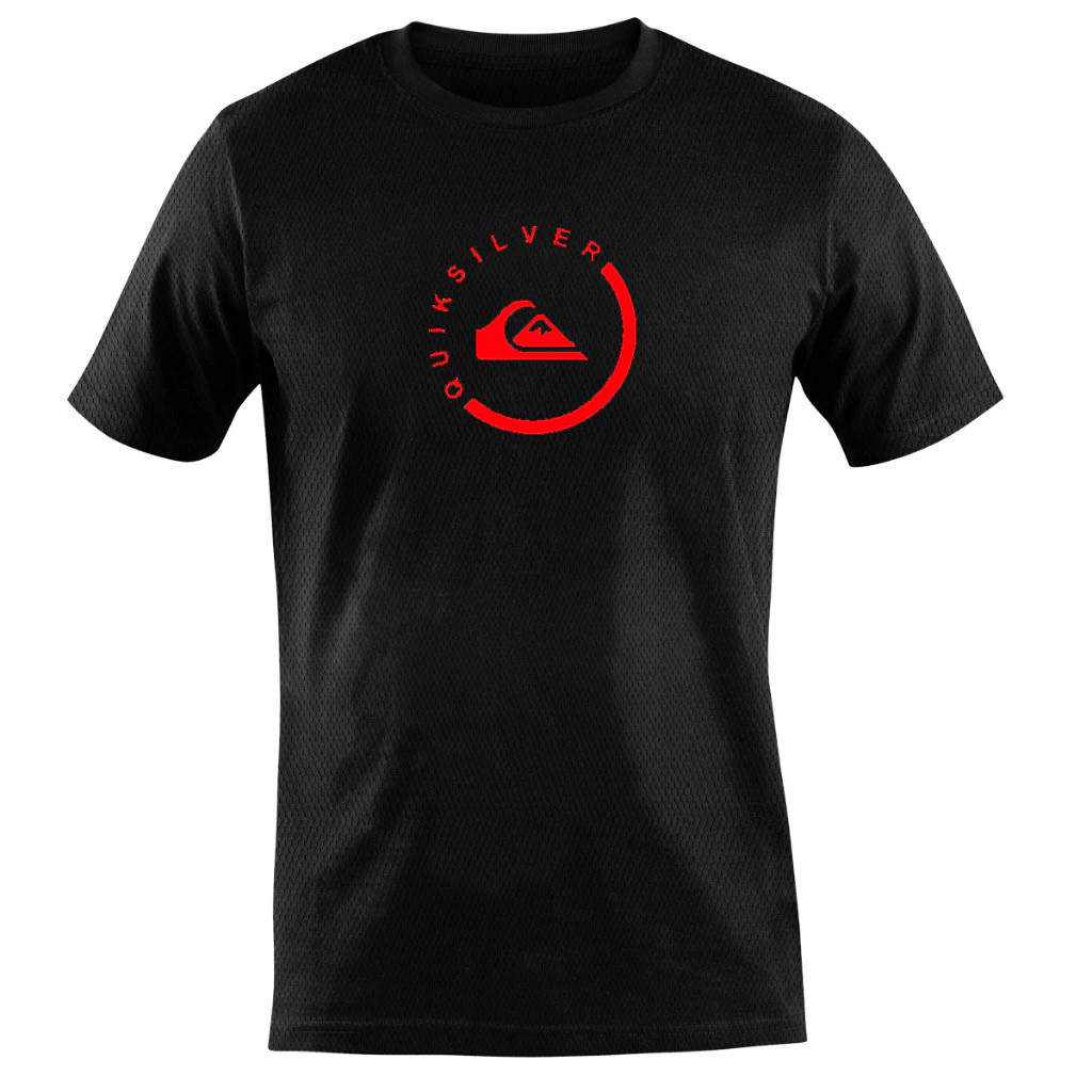 Camisetas  de Grife Quiksilver Unisex algodão 30.1 estampada Quilk Surf Camisa Masculina Premium Confortável