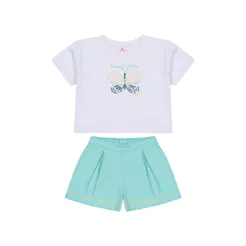 Conjunto Borboleta Curto Menina Marisol
