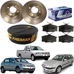 Par Disco E Pastilha Freio Parati G2 G3 G4