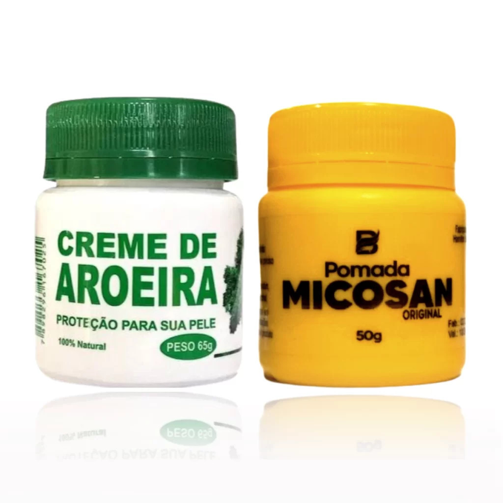 Kit Pomada Micosan + Creme Clareador Aroeira