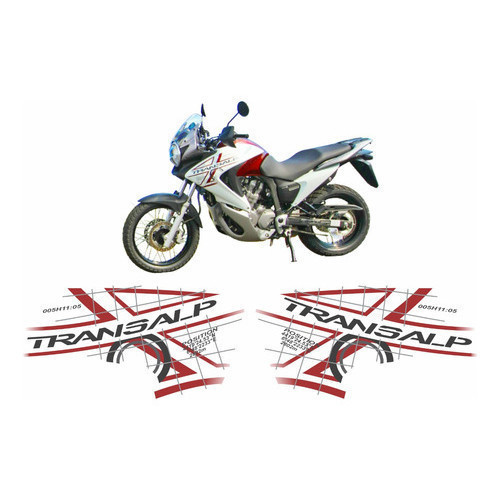 Adesivo Faixa Lateral Carenagem Honda Transalp Kit 2890