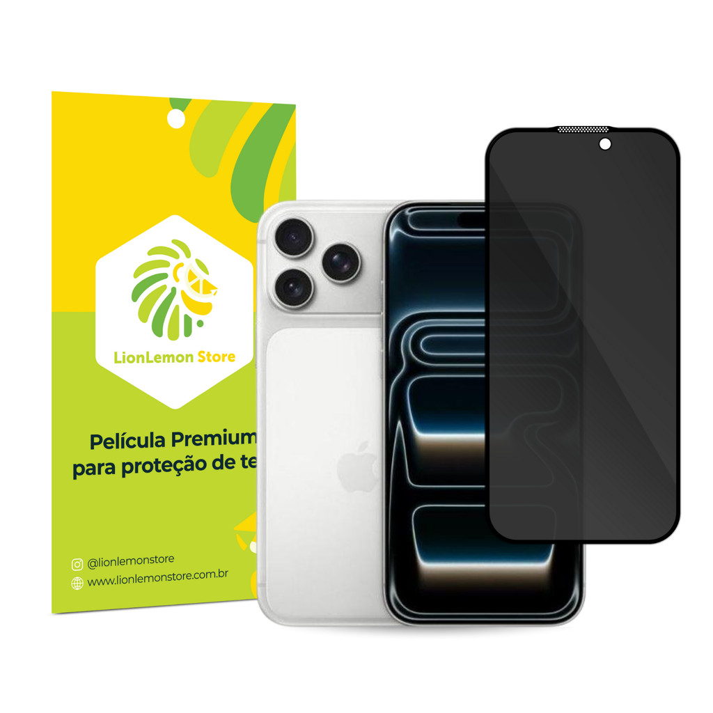 Película de Privacidade Ultrashield LionLemon para iPhone 17 Pro Max