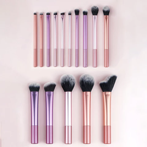 Kit De Pincéis De Maquiagem Profissional 8/12/14 Peças Conjunto Completo Para Pó Blush Alta Qualidade