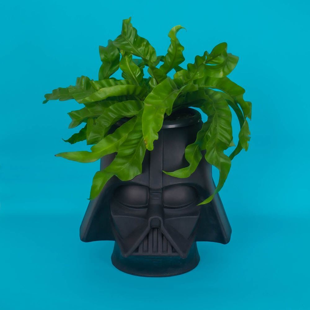 Cachepot Darth Vader Star Wars - Vaso Decorativo Geek para Plantas 28cm