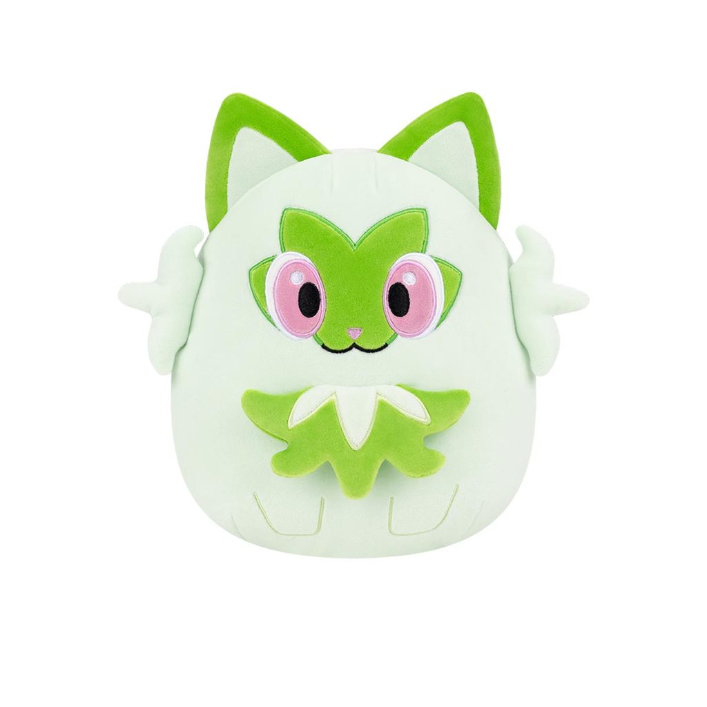 Squishmallows - Pelúcia Sprigatito de 25Cm  Pokémon em Oferta na Shopee