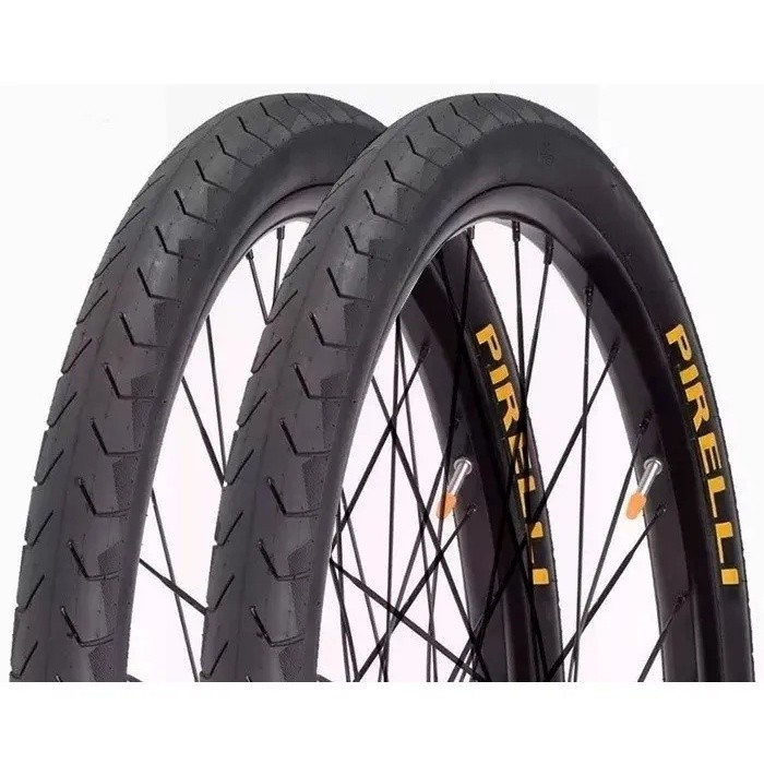 Par Pneu Bicicleta Pirelli Phantom Street Aro 26 X 1.50 Slick Bike Mtb Urbano