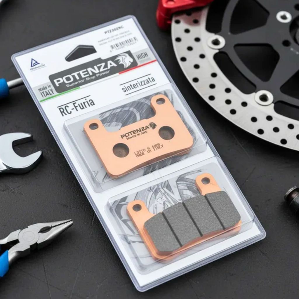 Kit Pastilhas de Freio Dianteiras Z900 / Z1000 / Ninja 1000 / Hayabusa 1300 / Vstrom 1000 Potenza Sinterizada — imagem 2 de 2