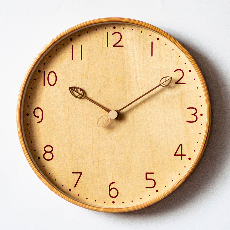 relogio de parede relogio de parede grande relogio de parede cozinha 43cm relógio de parede de madeira maciça estilo Log