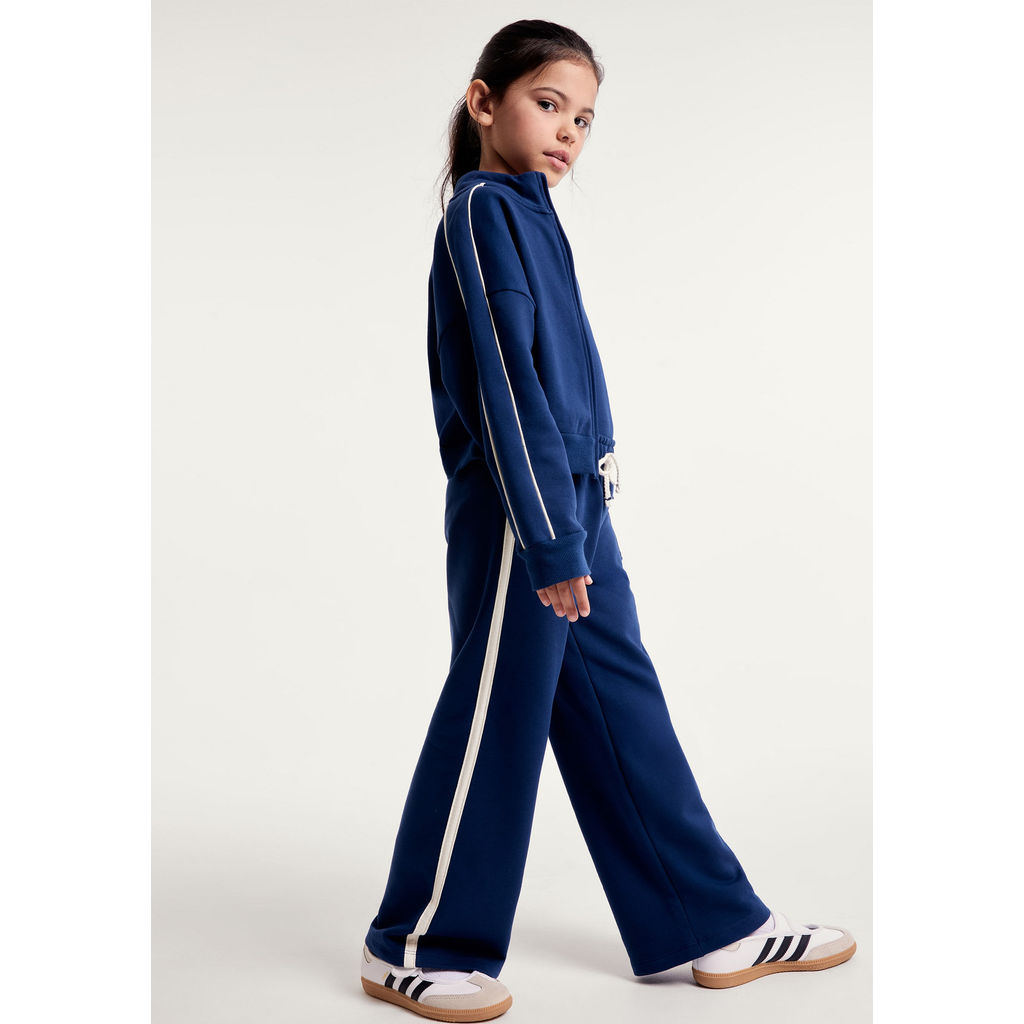 Calça Wide Leg Infantil Menina Em Moletom em Oferta na Shopee