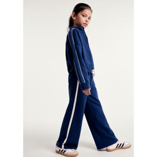 Calça Wide Leg Infantil Menina Em Moletom em Oferta na Shopee