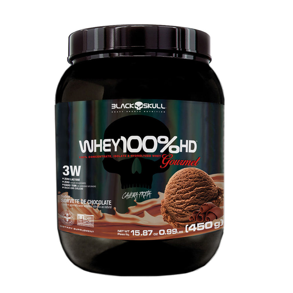 Whey 100% HD Gourmet - 450g - Black Skull