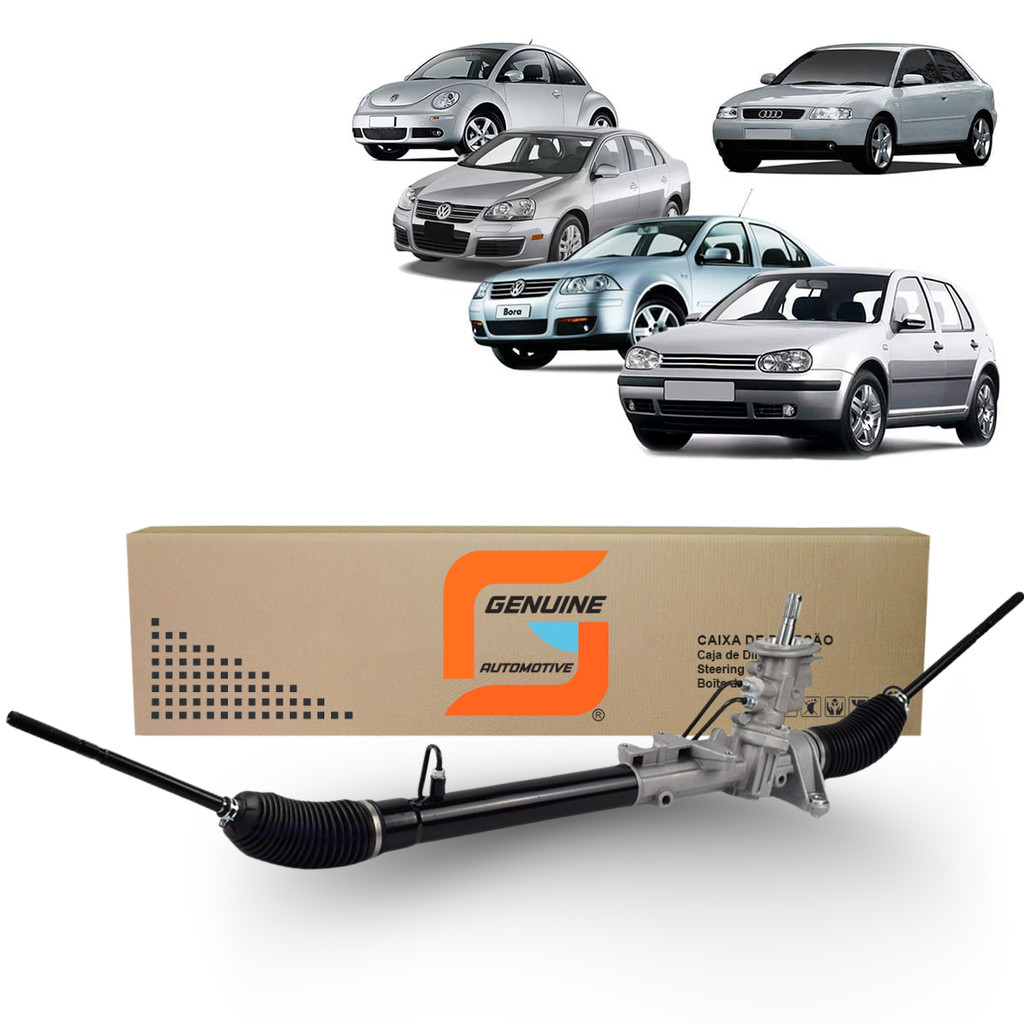 Caixa Direcao Hidraulica Nova Vw Golf Audi A3 Beetle 99 Bora Importado Jetta Importado Hidraulica