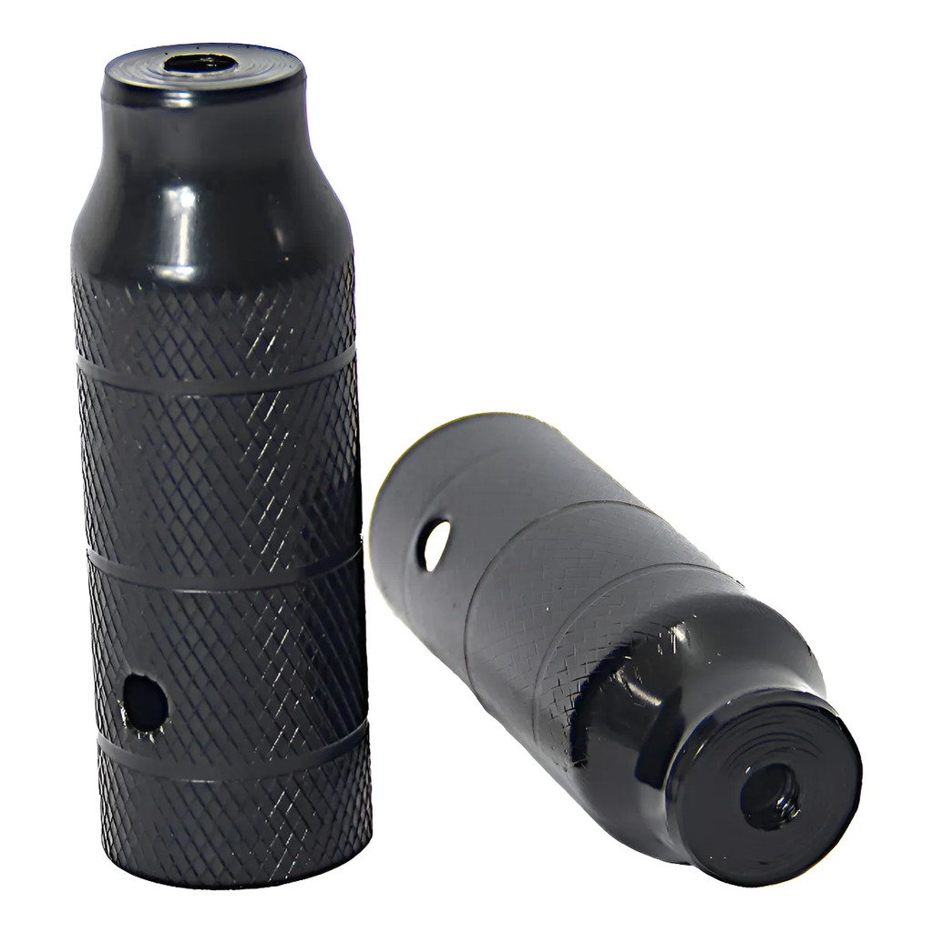 Par de Pedaleiras para Bike BMX Trolhão de Aço 11cm Pezinho Apoio para Manobras Bicicleta Freestyle Preto ou Cromado