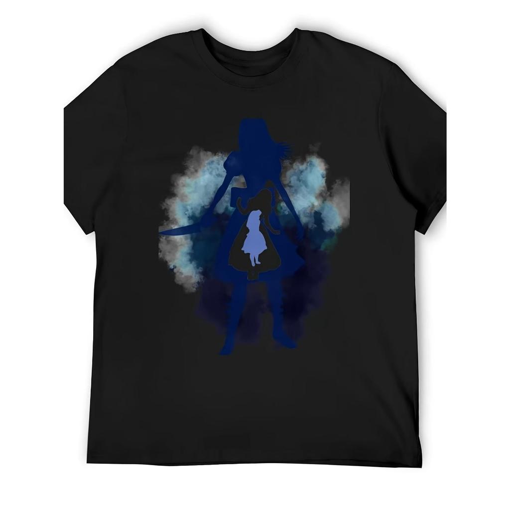 Camiseta Masculina Plus Size - Design de Silhueta Azul Intenso, Corte Regular para Looks Casuais e Formais - Lavável em