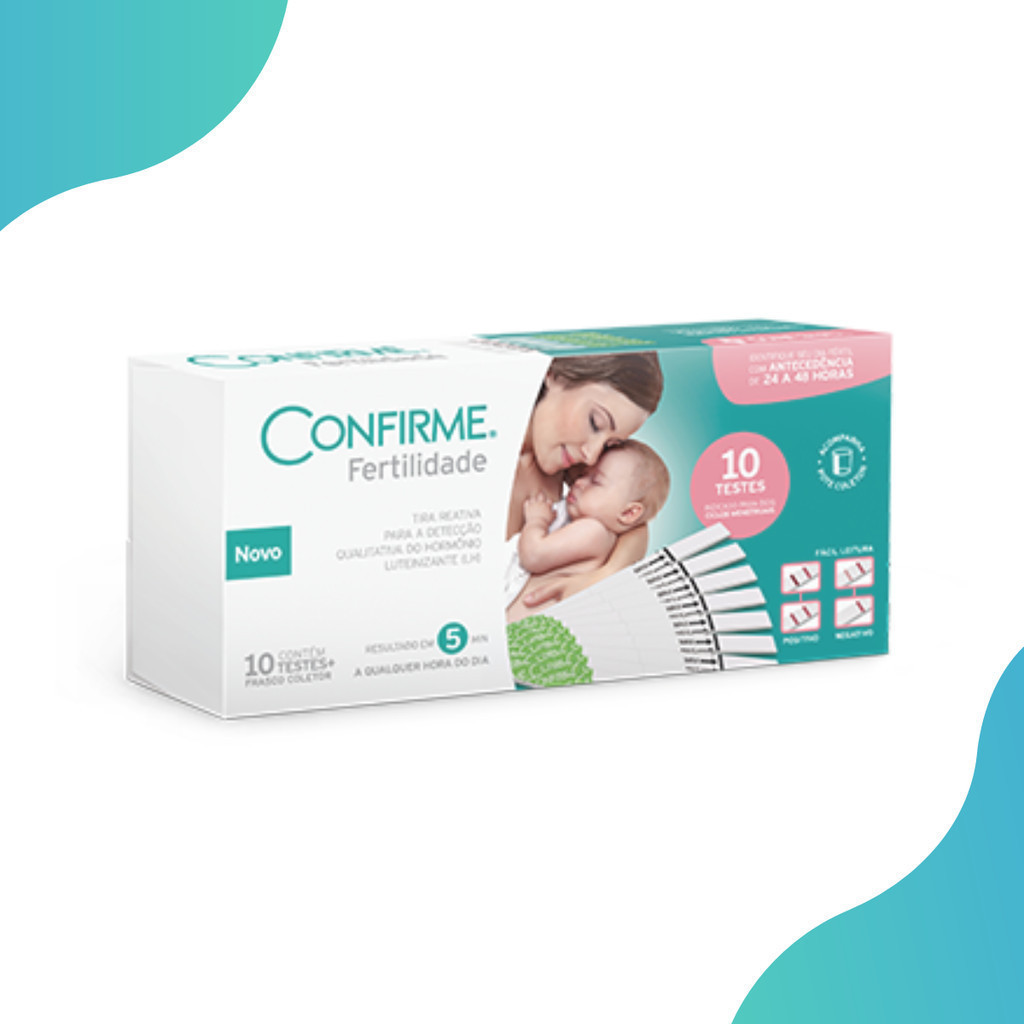 Teste de Ovulação Confirme Fertilidade C/ 10 Tiras Reagentes em Oferta na Shopee