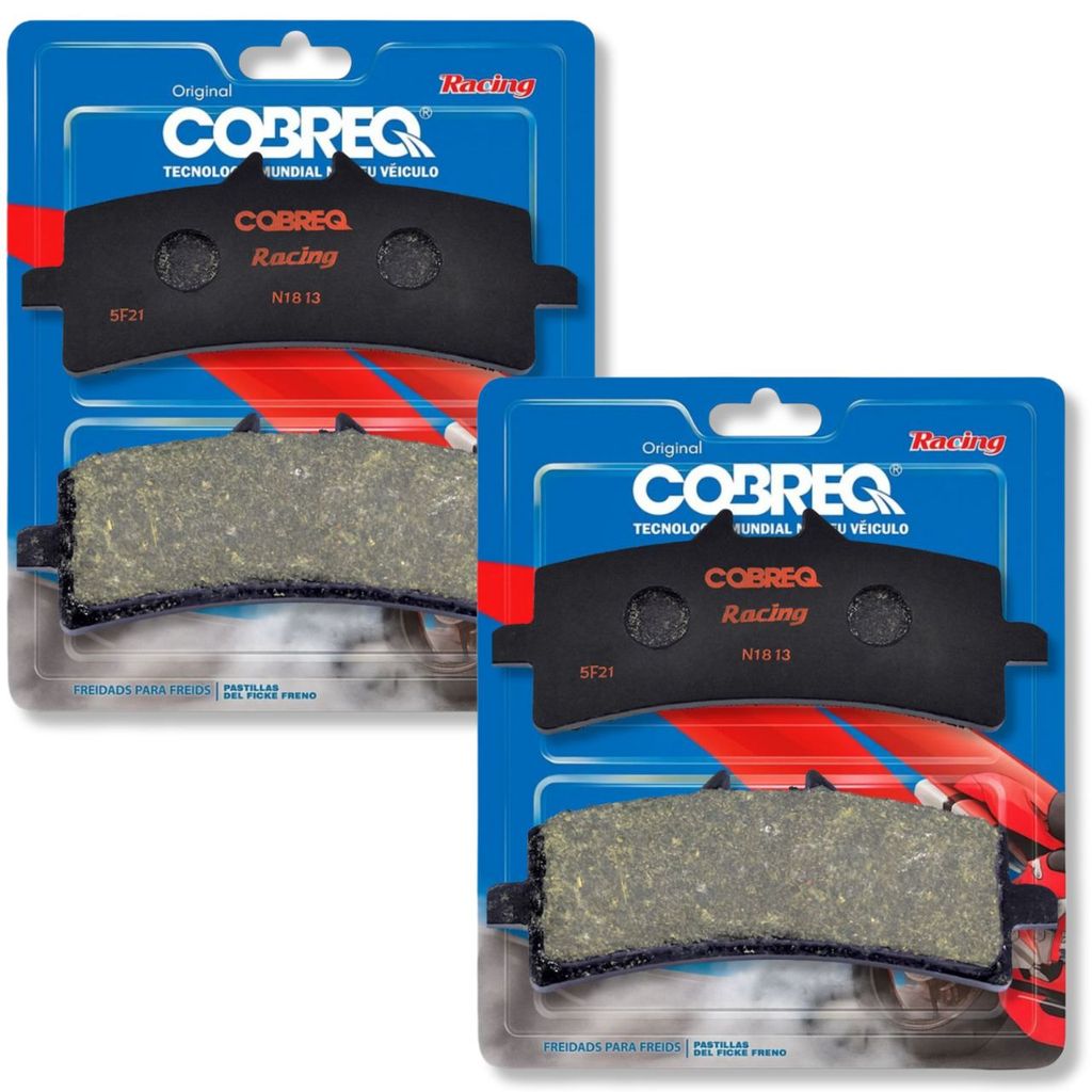 Kit Pastilhas de Freio Dianteiras P/ Suzuki Gsx-r Hayabusa 1300 / Gsx-s Katana 1000 / Gsx-r 750 Cobreq
