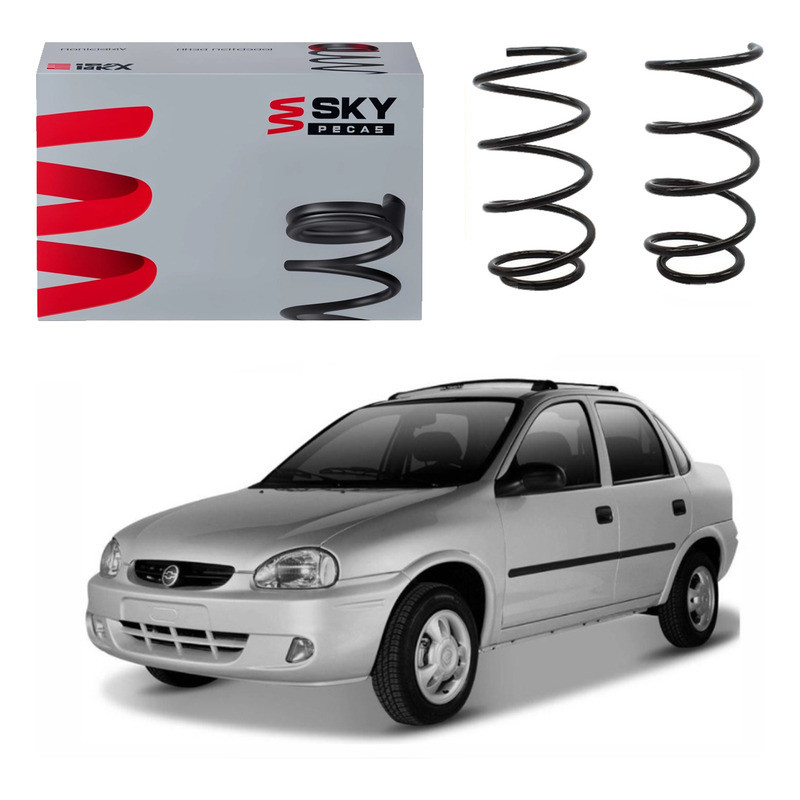 Par Molas Dianteiras Corsa Classic 1.0 Sem Ar 2002 A 2010
