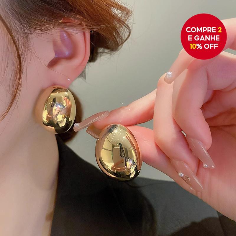Brincos De Metal Leves Para Mulheres , Elegantes , Minimalistas , Luxuosos , Joias Orelha , Presente em Oferta na Shopee