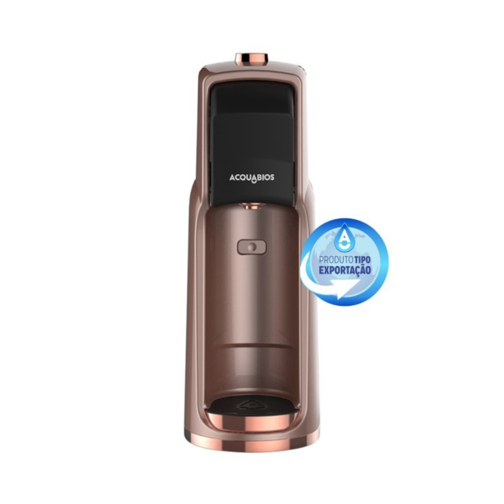 Purificador De Agua Easy Special Edition Rose Gold Acquabios 1008-0015 Compacto E Moderno Design
