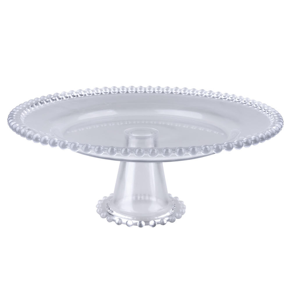 Prato para Bolo de Vidro 30cm Petit CV244730 Cazza em Oferta na Shopee