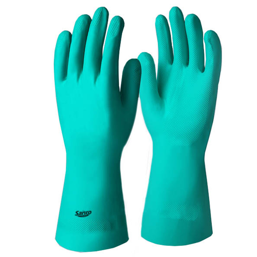 Luva Nitrílica sem Forro Verde CA 44062 Sanro