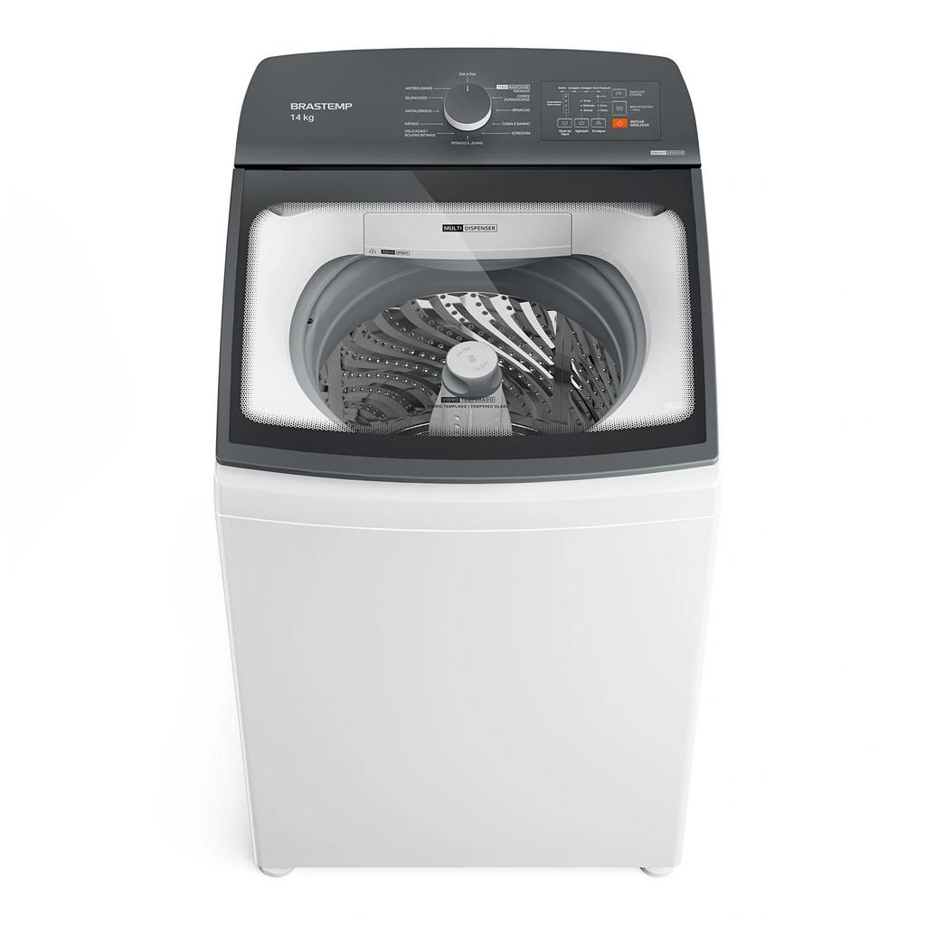 Máquina de Lavar Brastemp 14Kg Branca com Ciclo Tira Manchas Advanced e Smart Sensor - BWK14BB em Oferta na Shopee