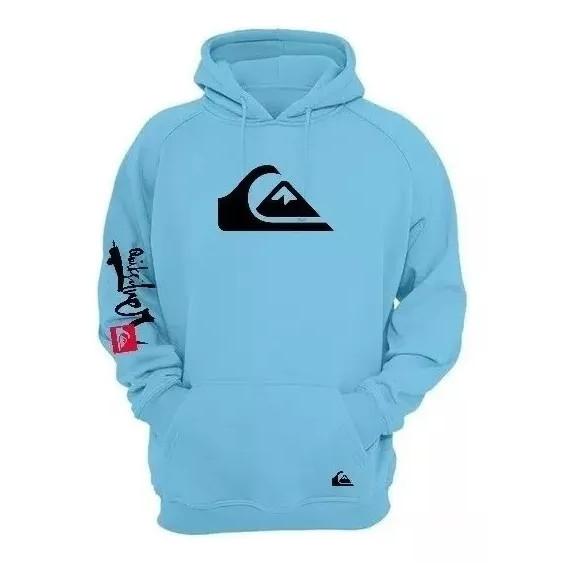 Moletom Unissex Estilo Surf Com Capuz Bolso Canguru Confortável Braço em Oferta na Shopee