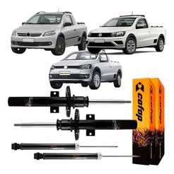 Kit Amortecedor Dianteiro Traseiro Cofap Saveiro G5 G6 G7