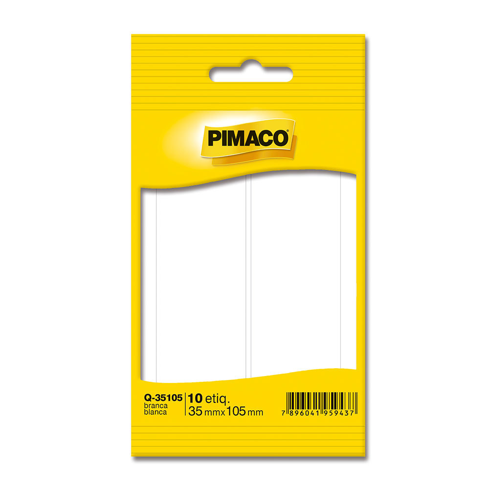 Etiqueta adesiva Q-35105 retangular branca Pimaco em Oferta na Shopee