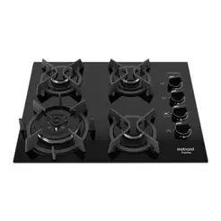 Cooktop Itatiaia Itaplus 4 Bocas Vidro Preto Tripla Chama Bivolt (3700000492)