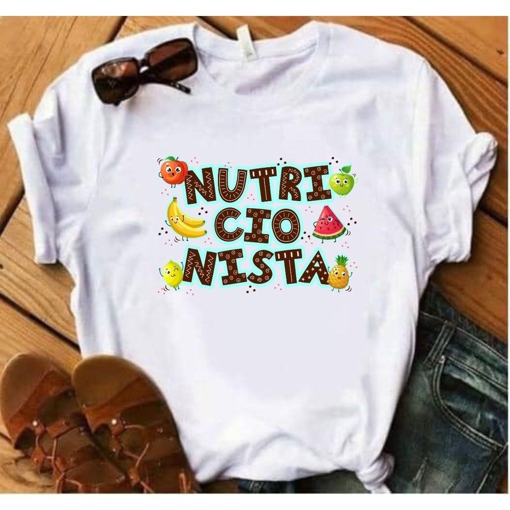 Camiseta Unissex em Algodão Camiseta Camisa 30.1 Blusa  Feminina Nutrição Ramalho Distribuidora Envio Imediato Premium T