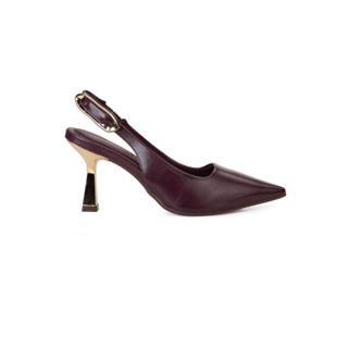 Scarpin Bebecê Slingback Salto Fino com Enfeite em Oferta na Shopee
