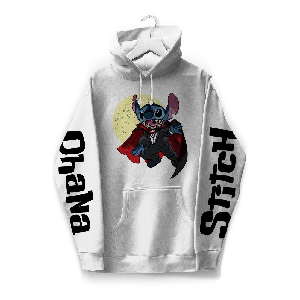Moletom Casual Casaco Blusa De Frio Lilo E Stitch Dracula