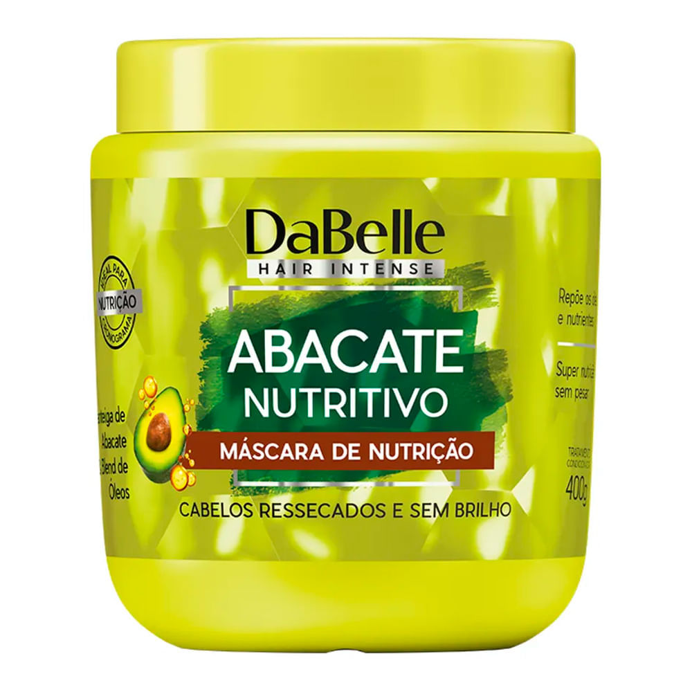 Máscara de Nutrição DaBelle Abacate Nutritivo 400g em Oferta na Shopee